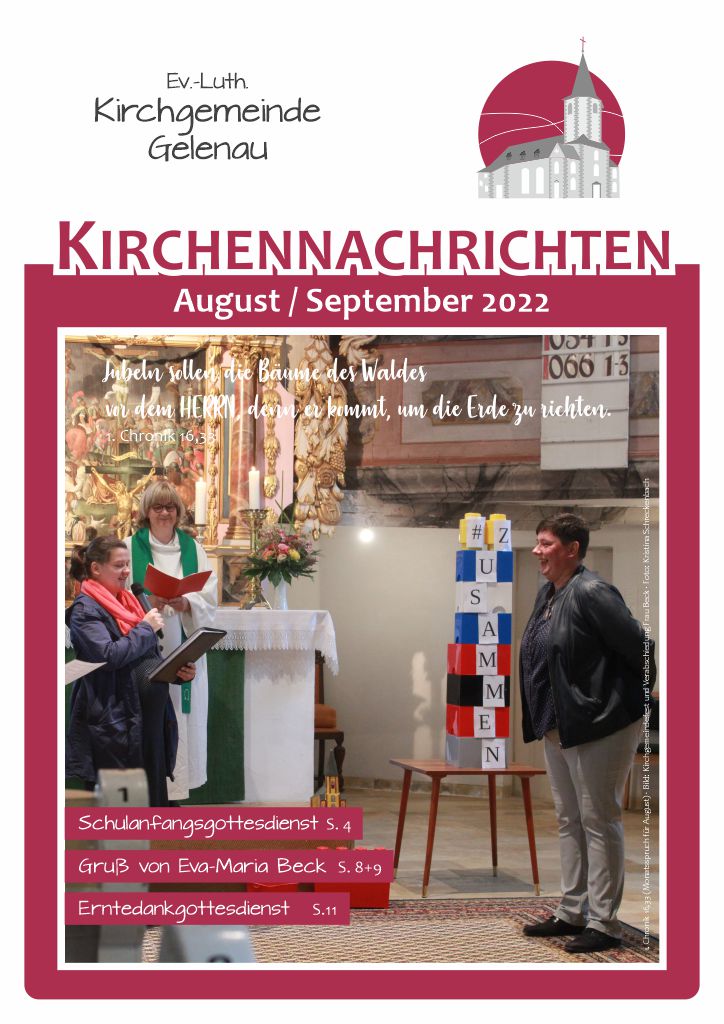 kirchennachrichten gelenau titelblatt 042022
