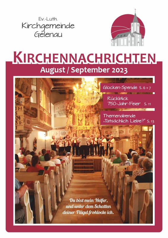 kirchenblatt für august