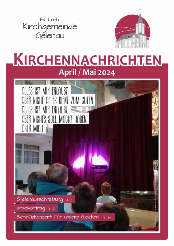 kirchenblatt für märz-april