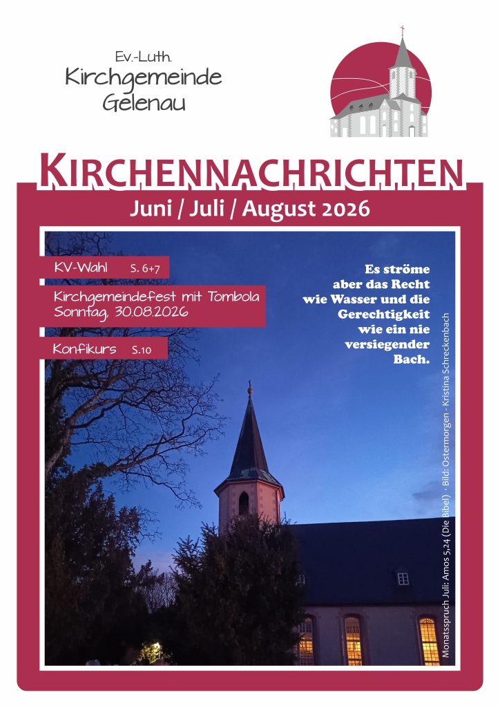 kirchenblatt juni juli august2026 vorschau