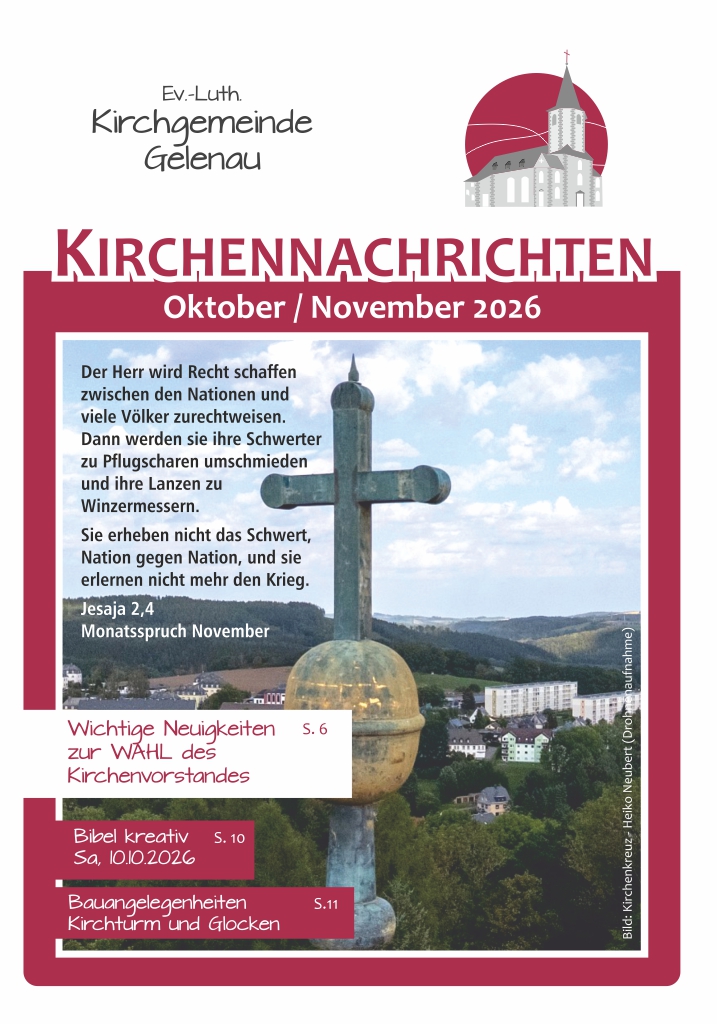 kirchenblatt Oktober 2026 vorschau