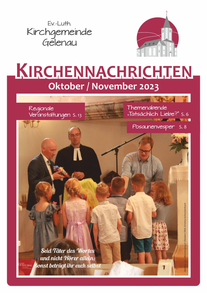 kirchenblatt für oktober-november