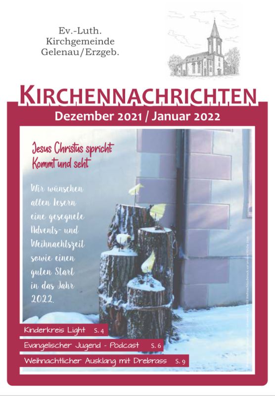 kirchennachrichten gelenau titelblatt 122021