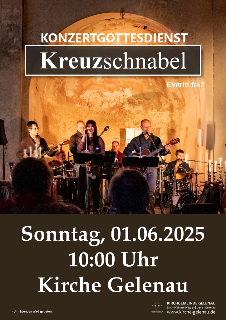 Konzertgottesdienst mit der Band Kreuzschnabel
