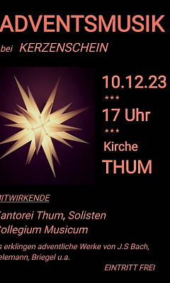 Adventsmusik bei Kerzenschein