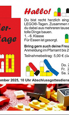 Kinderbibeltage mit LEGO