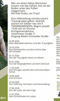 Trauertreff in Thum 2025/2026
