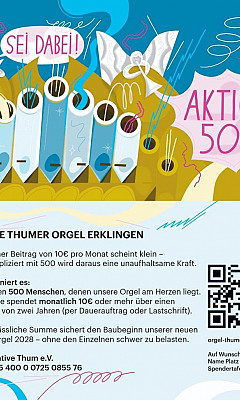 Aktion 500 - Lass die Thumer Orgel erklingen