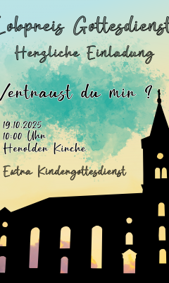 Lobpreisgottesdienst 19. Oktober